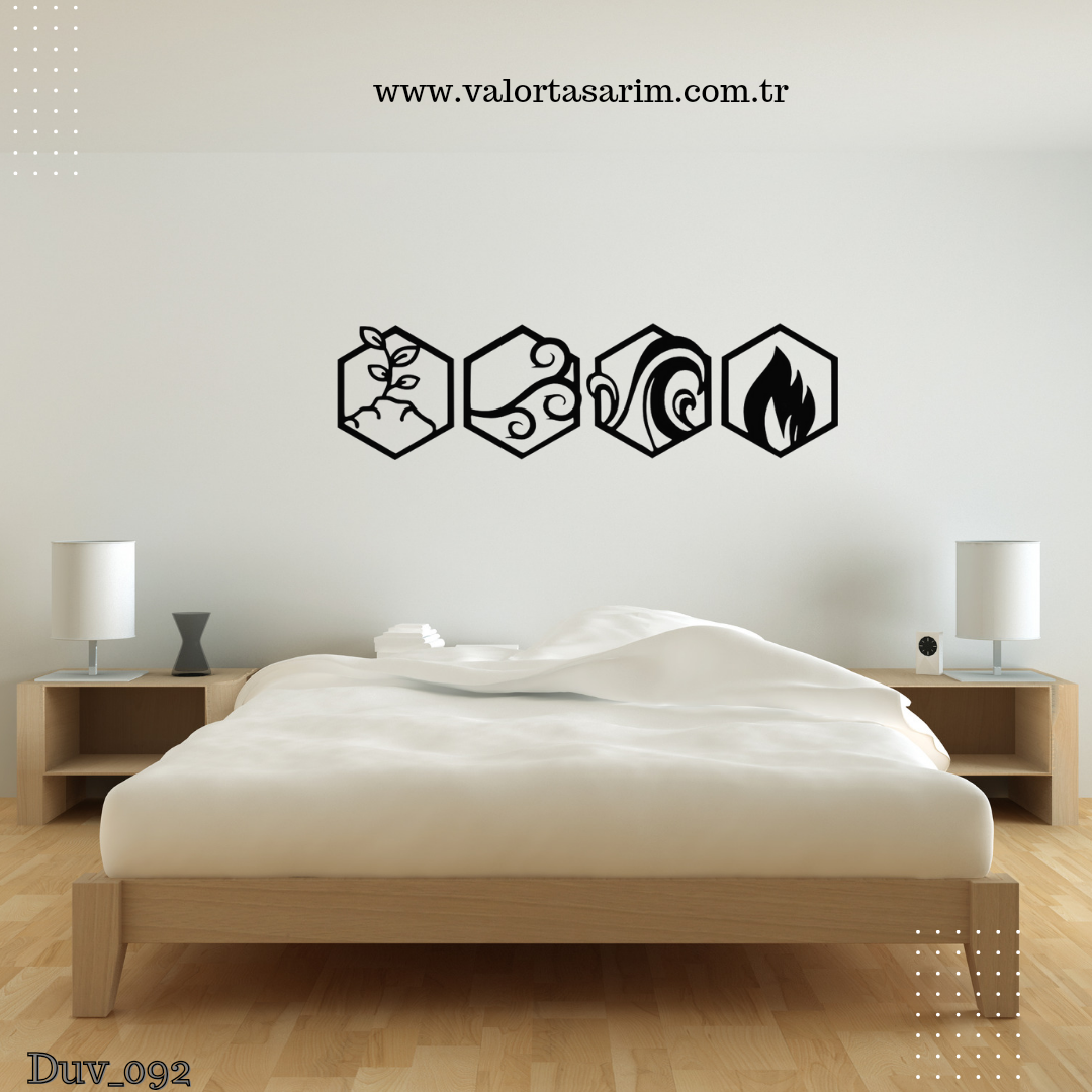 4 ELEMENT TASARIMLI TABLO