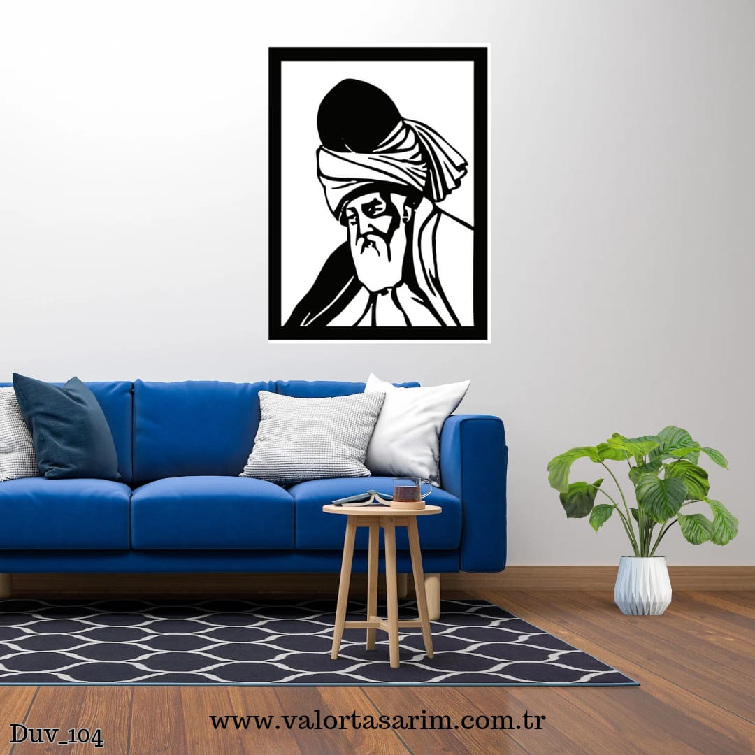 HZ. MEVLANA TASARIMLI TABLO